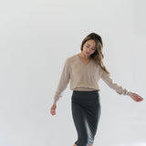 the mixed media top