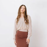 the mixed media top