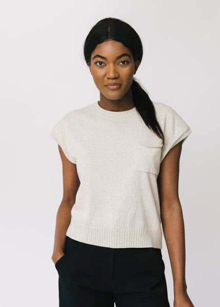 all day sleeveless sweater – époque évolution