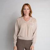 the mixed media top
