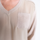 the mixed media top