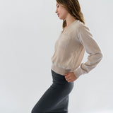 the mixed media top